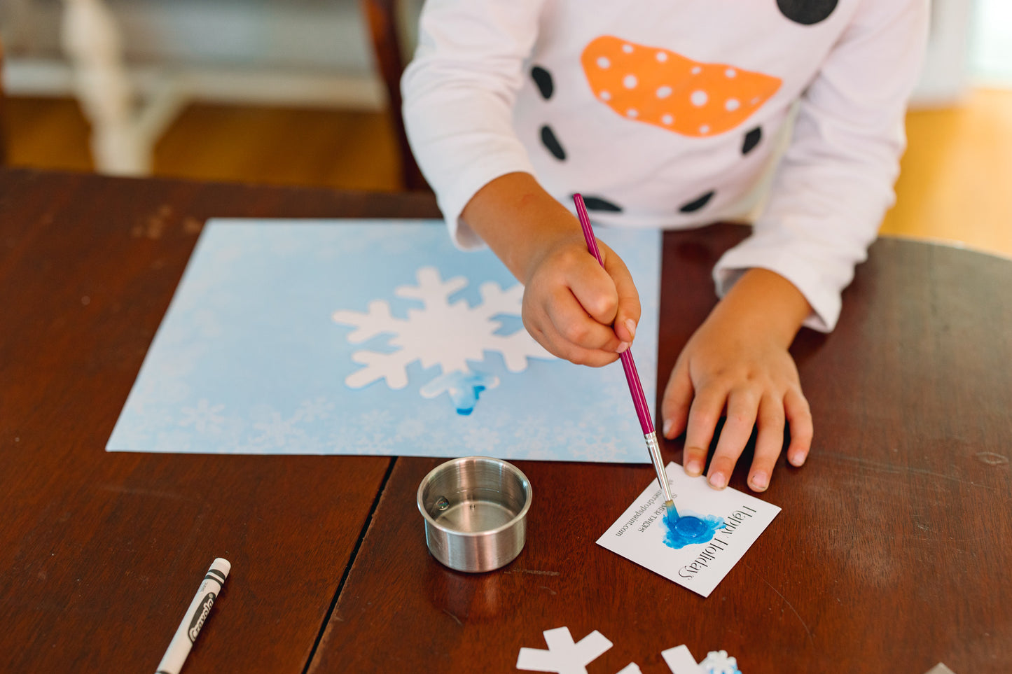 Kids Water Color Christmas Craft Kit